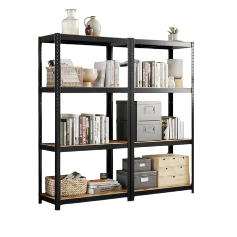 Rootz Stand Shelf - Bookshelf - Warehouse Shelf - Sturdy & Durable - 40cm x 80cm x 160cm