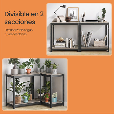 Rootz Stand Shelf - Bookshelf - Warehouse Shelf - Durable & Sturdy - 40cm x 80cm x 160cm