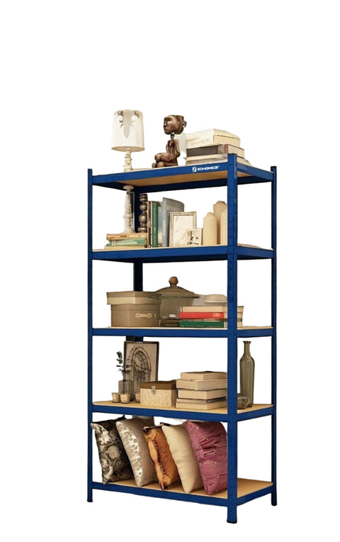 Rootz Heavy-Duty Steel Shelf - Storage Shelf - Organizer Rack - 650kg Capacity - Versatile & Flexible - 150 x 75 x 30 cm