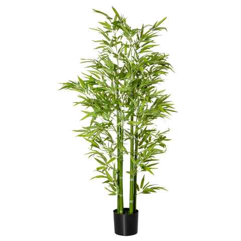 Rootz Artificial Bamboo Plant - Faux Indoor Tree - Decorative Greenery - 924 Leaves - Natural Look - 150cm x Ø17cm