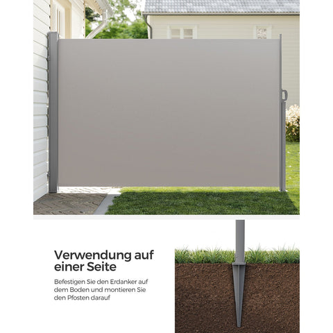 Rootz Grijze metalen grondankerset - Stake Kit - Heavy Duty - Roestbestendig - Eenvoudige installatie - 9cm x 9cm x 46cm