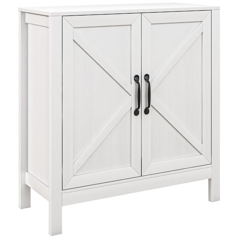 Rootz Buffet Storage Cabinet - Cupboard - Sideboard - Height-Adjustable Shelf - 80W x 35D x 85H cm