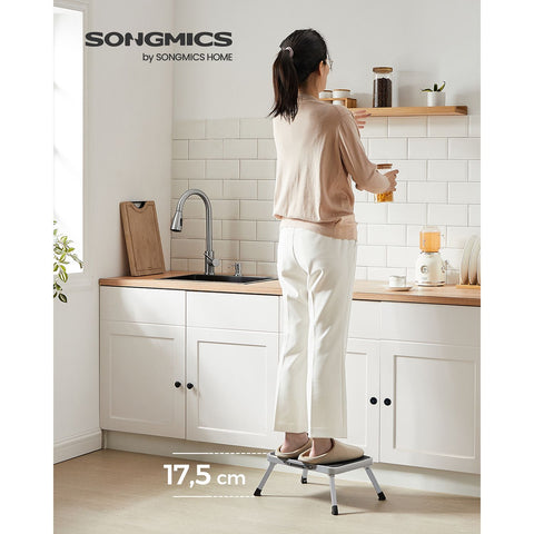 Rootz Gray Steel Folding Camping Chair - Beach Seat - Portable Chair - Heavy Duty Construction - Compact Design - Easy Assembly - 32cm x 44cm x 17.5cm