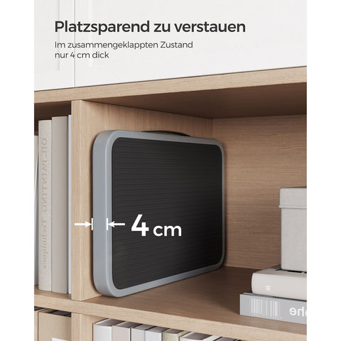 Rootz Gray Steel Folding Camping Chair - Beach Seat - Portable Chair - Heavy Duty Construction - Compact Design - Easy Assembly - 32cm x 44cm x 17.5cm