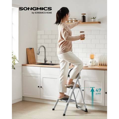 Rootz Gray Steel Folding Camping Chair - Beach Chair - Portable Chair - Heavy Duty - Compact Design - 45.5cm x 82cm x 55cm - Folded 45.5cm x 90cm x 4cm - Lightweight 4.3kg - Max Load 150kg