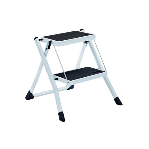 Rootz 2 Level Folding Step Ladder - Step Stool - Portable Ladder - High Stability & Security - 50 x 59.5 x 44 cm - Supports 150 kg