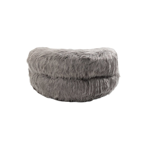 Rootz Bean Bag with Ottoman - Fluffy Chair - Cozy Seating - High Comfort - 108x103x58cm