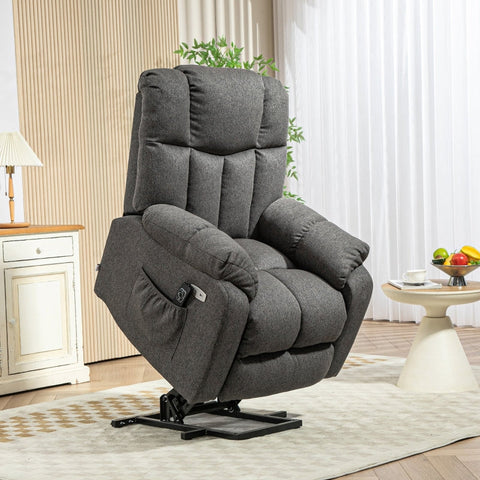 Rootz Electric Recliner TV Armchair - Chair - Cinema Seat - Enhances Comfort - 92cm x 95cm x 107cm - USB Ports Included