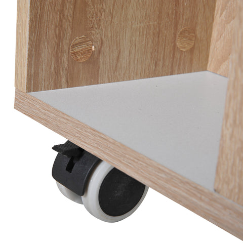 Rootz Kitchen Trolley - Serving Cart - Multifunctional Trolley - Ample Storage - 78cm x 39.5cm x 88.5cm