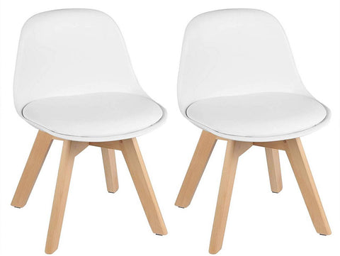 Rootz Set of 2 Children's Chairs - Kids' Seating - Toddler Chairs - Ergonomic Design - Durable & Safe - Easy Assembly - 33.5cm x 56cm x 35cm
