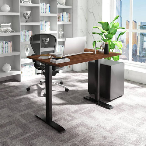 Rootz Adjustable Desk Frame - Electric Standing Desk - Motorized Sit-Stand Workstation - Ergonomic Design, Memory Settings, Safety Features - 70cm-114cm x 110cm-138cm