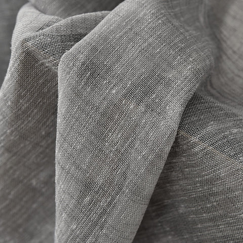 Rootz Curtain Loop Scarf - Window Drapery - Privacy Shade - Durable & Translucent - Grey - 140cm x 225cm