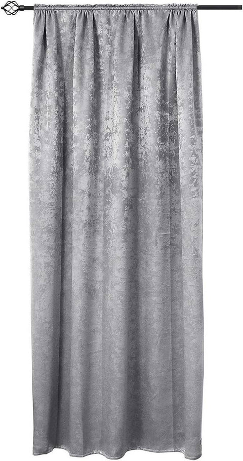 Rootz Cardine Thermal Curtain - Light Blocking Drapes - Energy Saving Curtains - Grey, UV Protection, 135cm x 245cm