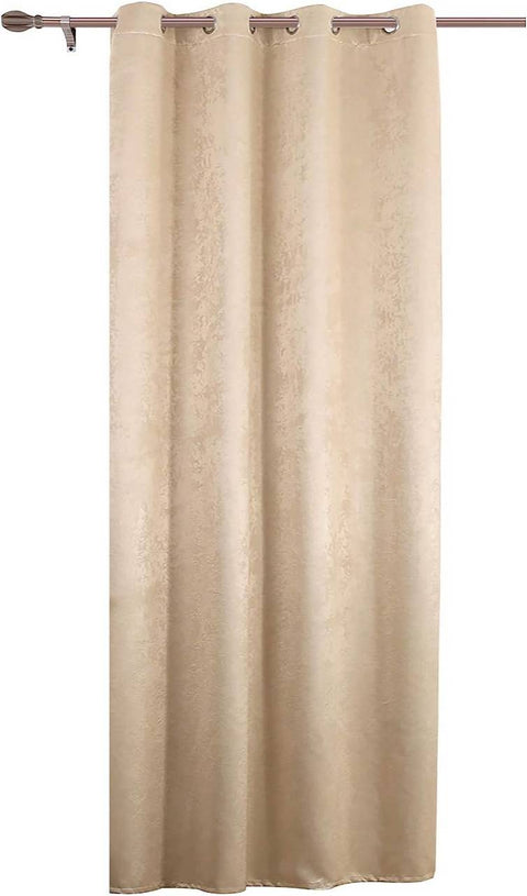 Rootz Cardine Thermal Curtain - Eyelet Curtains - Blackout Drapes - Energy Saving - 135x245 cm - Brown