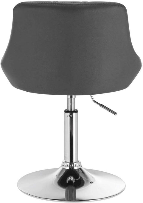 Rootz Set of 2 Bar Stools - Counter Stools - Adjustable Swivel Chairs - Comfortable & Ergonomic - Sturdy & Safe - Easy Maintenance - Faux Leather - 47cm x 37cm x 66-82cm