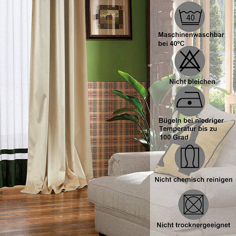 Rootz Luxurious Velvet Blackout Curtains - Drapes - Window Coverings - Light Blocking - Thermal Insulation - Easy Installation - 140cm x 225cm/245cm/270cm