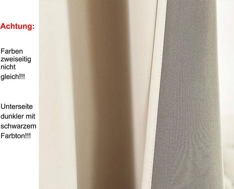 Rootz Opaque Disassemization Curtain - Darkening Drapes - Sound Swallowing - Energy Saving - Brown- 135x245cm
