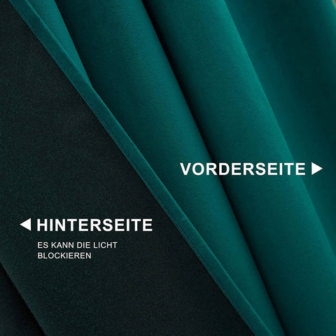 Rootz Luxury Velvet Blackout Curtains - Drapes - Privacy Curtains - High-Quality Velvet - Light Blocking - Energy Efficient - Easy Installation - 140cm x 225cm/245cm/270cm