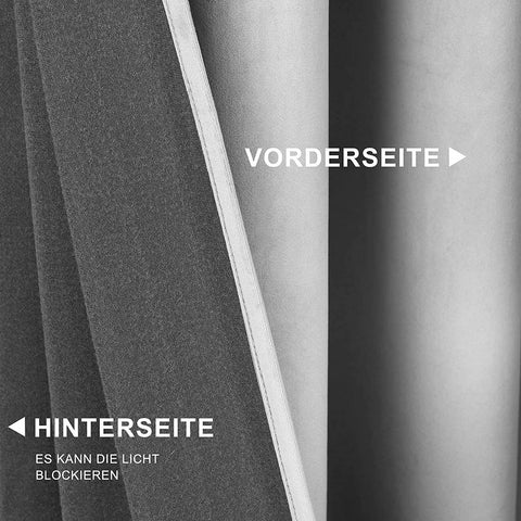 Rootz Luxurious Velvet Blackout Curtains - Drapes - Window Coverings - Premium Quality Material - Effective Light Blocking - Easy Installation - 140cm x 225cm/245cm/270cm