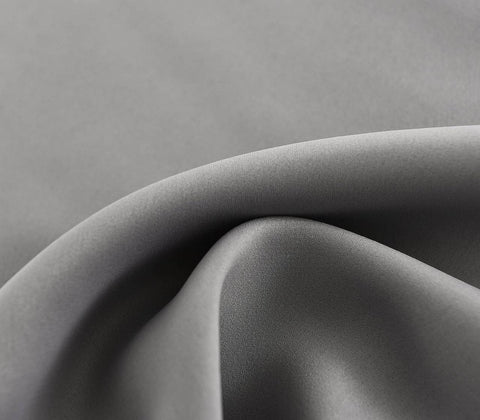 Rootz Dilbusted Curtains - Opaque Drapes - Grey Thermal Blinds - Energy-Saving - 135x245cm