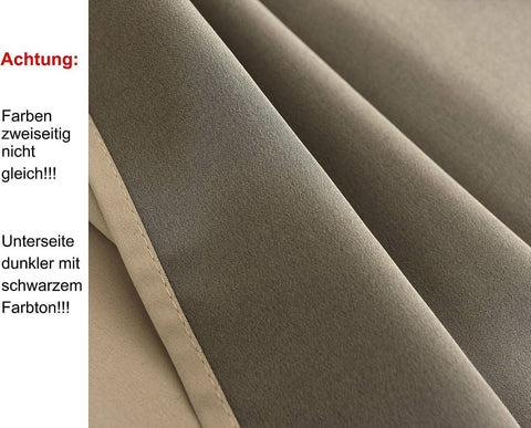 Rootz Disassembly Curtain - Blackout Drapery - Energy-saving Curtains - Thermal & Sound Absorbing - 135cm x 245cm