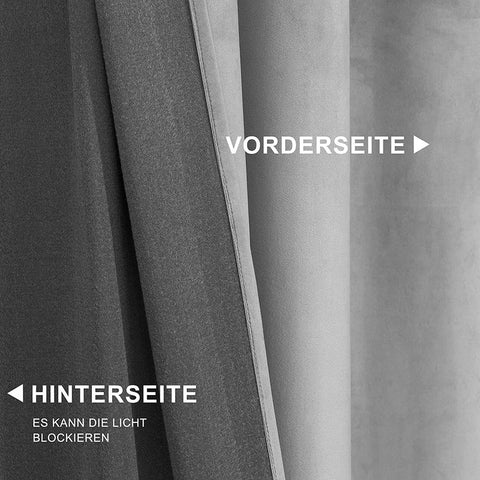 Rootz Luxury Velvet Blackout Curtains - Privacy Drapes - Insulating Panels - Easy Installation - Machine Washable - 140cm x 225cm/245cm/270cm