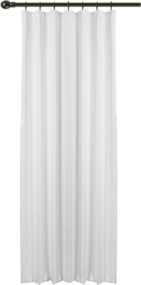 Rootz Opaque White Curtain - Energy-Saving - Sound Absorbing - Polyester - 135x225cm - Enhances Indoor Climate
