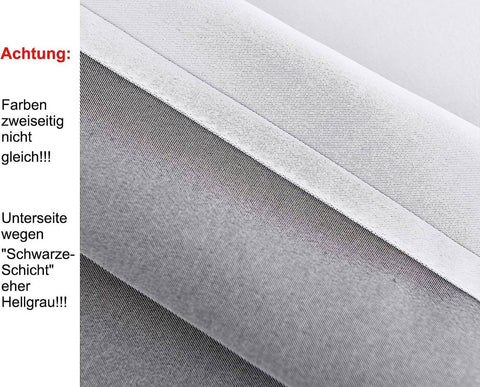 Rootz Opaque White Curtain - Energy-Saving - Sound Absorbing - Polyester - 135x225cm - Enhances Indoor Climate