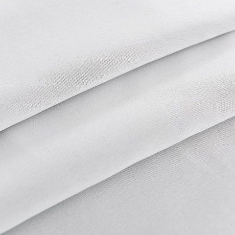 Rootz Dambling Opaque Curtain - White- Energy-Saving Drape - Sound Swallowing - 135x225cm - Heat & Cold Repellent