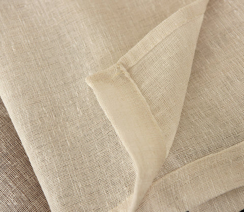 Rootz Transparent Curtain - Linen Optics - Window Treatment - Durable & Light - 140x225 cm - Easy Care - Breathable & Wear-resistant