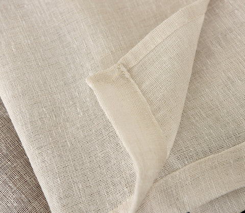 Rootz Curtain - Drapes - Linen Imitation - Durable & Light - 140cm x 175cm - Brown- Breathable Fabric