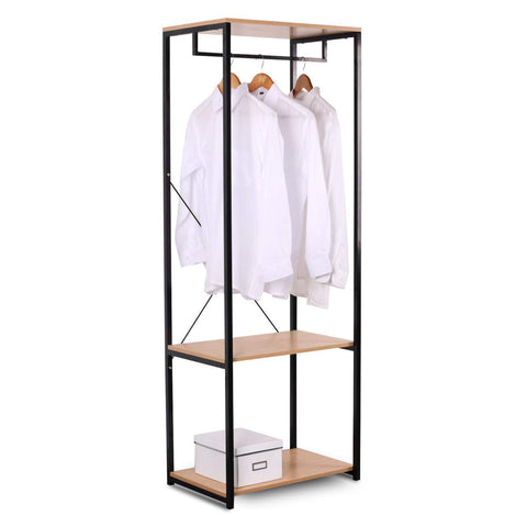 Rootz Multifunctioneel Kledingrek - Kledingorganisator - Garderobestandaard - Voldoende opbergruimte - Superieure duurzaamheid - Stabiel ontwerp - 60 cm x 40 cm x 167 cm