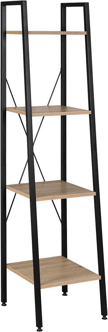 Rootz Modern Standing Shelf - Bookshelf - Display Rack - Stylish & Durable - Easy Assembly - Versatile Storage - 34cm x 35cm x 148cm