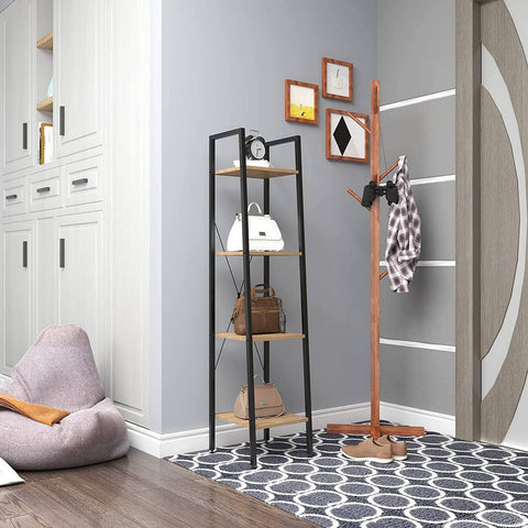 Rootz Modern Standing Shelf - Bookshelf - Display Rack - Stylish & Durable - Easy Assembly - Versatile Storage - 34cm x 35cm x 148cm