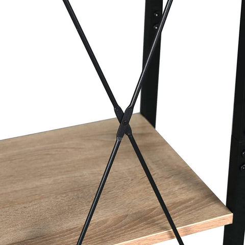 Rootz Modern Standing Shelf - Bookshelf - Display Rack - Stylish & Durable - Easy Assembly - Versatile Storage - 34cm x 35cm x 148cm