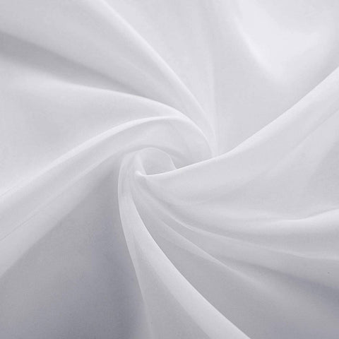 Rootz Transparent Voile Curtain - Sheer Drapes - Living Room Curtains - Tearproof & Breathable - 140 x 175 cm