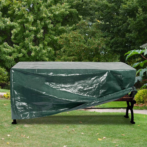 Rootz Garden Furniture Cover - Outdoor Protective Tarpaulin - Polyethylene Fabric - Waterproof - UV Resistant - 180cm x 120cm x 70cm