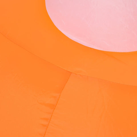 Rootz Inflatable Halloween Ghost with Pumpkin - Spooky Yard Decoration - LED Lighted Ghost - Durable Polyester - 170W x 90D x 180H cm