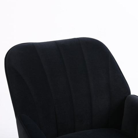 Rootz 2 Piece Velvet Leisure Seats - Lounge Chairs - Relaxation Chairs - Ergonomic Comfort - 64L x 72.8W x 77.9H cm