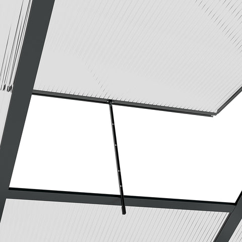 Rootz Polycarbonate Greenhouse - Winter Greenhouse - Garden Shelter - UV Resistant - 190 x 192 x 201 cm