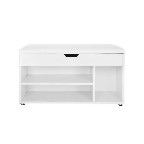Rootz Shoe Bench - Hallway Furniture - Shoe Storage - Shoe Organizer - Simplify Your Life - Encourages Tidiness - Unobtrusive Storage Space - 80cm x 44cm x 30cm