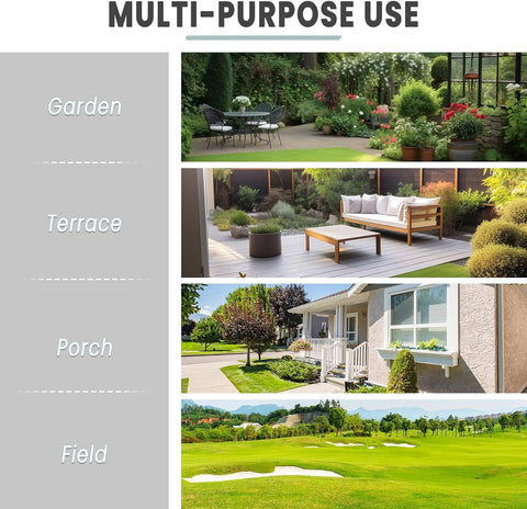 Rootz Foil Greenhouse - Growhouse - Cold Frame - Protects Plants Year-Round - Winter Festival White - 69x49x125cm