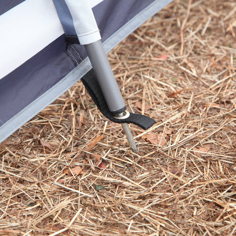 Rootz Portable Foldable Camping Wind Protection - Screen - Barrier - Shields Wind, Sun, and Views - 540cm x 150cm - Includes Transport Bag and Steel Rods