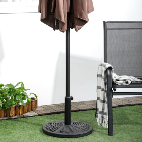Rootz Concrete Parasol Stand - Umbrella Stand - Garden Parasol Base - Optimal Stability - Ø45cm x 33h cm