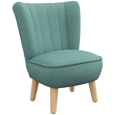 Rootz Kids Armchair - Children's Lounge Chair - Mini Sofa - Velvety Soft Cover - Sturdy Wooden Frame - 44cm x 45cm x 56.5cm