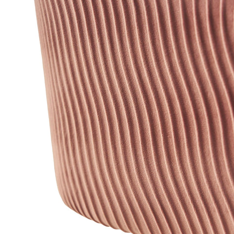 Rootz Adjustable Swivel Velvet Chair - Office Chair - Vanity Seat - Comfort & Stability - 56cm x 55cm x 83cm - Dark Pink