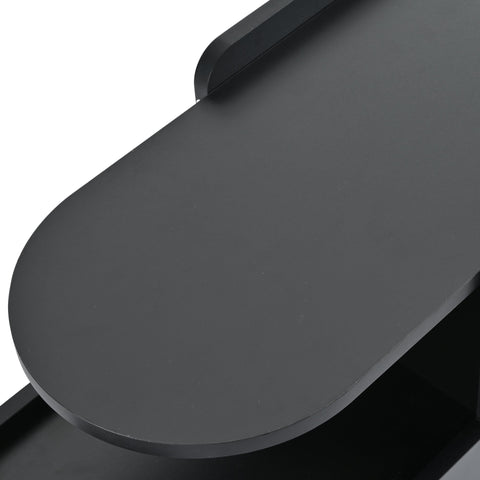 Rootz Multifunctional Side Cabinet - Storage Trolley - Rolling Cart - Flexible Wheels - 82cm x 30cm x 53cm