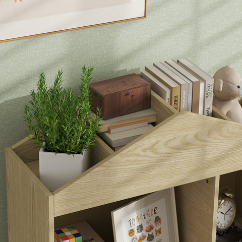 Rootz Children's Library & Storage Furniture - Toy Organizer - Kids Bookshelf - Child-Friendly Design - 80cm x 30cm x 140.5cm