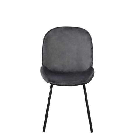 Rootz 2 Piece Set Dining Chairs - Velvet Chairs - Elegant Seating - Extra Comfort - 52cm x 43cm x 90cm