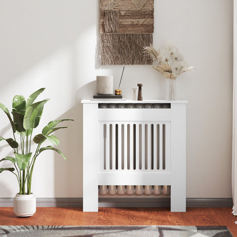 Rootz Radiator Cover Heater Cabinet - Radiator Enclosure - Heat Shield - Adds Style & Storage - 78cm x 19cm x 81cm